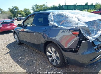 2023 TESLA MODEL Y AWD/LONG RANGE DUAL MOTOR ALL-WHEEL DRIVE Gray  Electric 7SAYGDEE1PF892686 photo #4