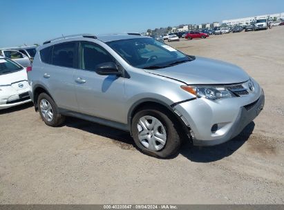 2015 TOYOTA RAV4 LE Silver  Gasoline JTMBFREV7FJ033564 photo #1