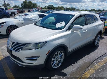 2016 LINCOLN MKC RESERVE White  Gasoline 5LMCJ3C99GUJ12961 photo #3