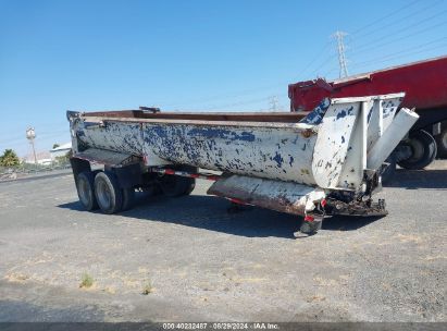 1988 RELIANCE TRAILER MFG DUMP White  Other 1RESC6201JC881496 photo #1