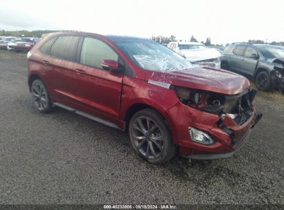 2017 FORD EDGE SPORT Red  Gasoline 2FMPK4AP5HBC46396 photo #1