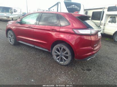 2017 FORD EDGE SPORT Red  Gasoline 2FMPK4AP5HBC46396 photo #4