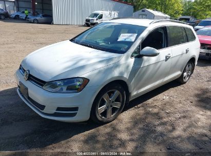 2015 VOLKSWAGEN GOLF SPORTWAGEN TDI S 4-DOOR White  Diesel 3VWCA7AU3FM514514 photo #3