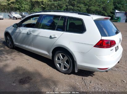 2015 VOLKSWAGEN GOLF SPORTWAGEN TDI S 4-DOOR White  Diesel 3VWCA7AU3FM514514 photo #4