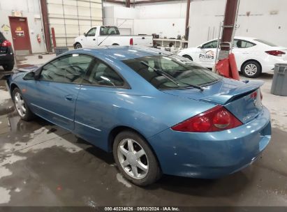 2000 MERCURY COUGAR V6 Blue  Gasoline 1ZWFT61L4Y5610830 photo #4