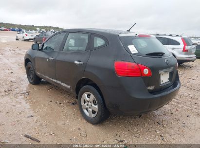 2014 NISSAN ROGUE SELECT S Black  Gasoline JN8AS5MT1EW605038 photo #4