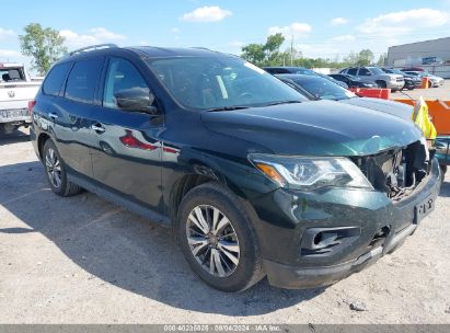 2018 NISSAN PATHFINDER SV Green  Gasoline 5N1DR2MN5JC620752 photo #1