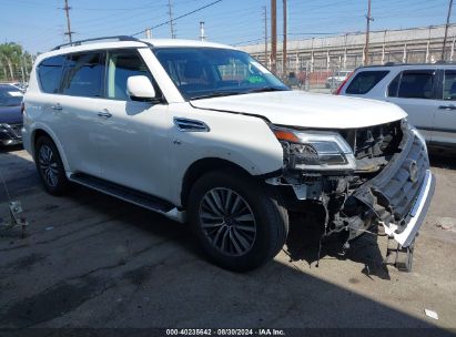 2021 NISSAN ARMADA SV 2WD White  Gasoline JN8AY2ACXM9148244 photo #1