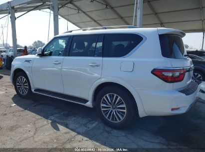 2021 NISSAN ARMADA SV 2WD White  Gasoline JN8AY2ACXM9148244 photo #4