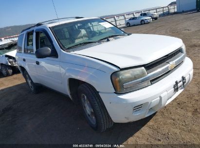 2007 CHEVROLET TRAILBLAZER LS White  Gasoline 1GNDT13S372212411 photo #1