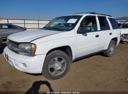 2007 CHEVROLET TRAILBLAZER LS White  Gasoline 1GNDT13S372212411 photo #3