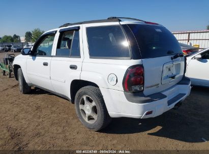 2007 CHEVROLET TRAILBLAZER LS White  Gasoline 1GNDT13S372212411 photo #4