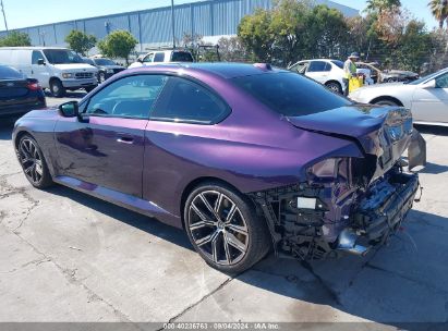 2024 BMW 230 I Purple  Gasoline 3MW23CM08R8E06863 photo #4