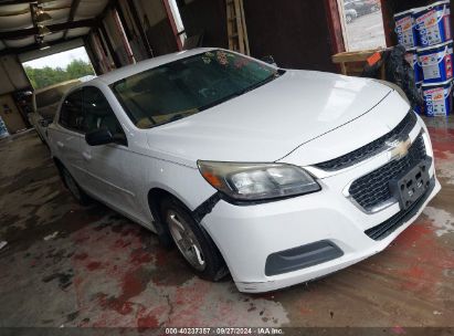 2014 CHEVROLET MALIBU 1LS White  Gasoline 1G11B5SLXEF225624 photo #1