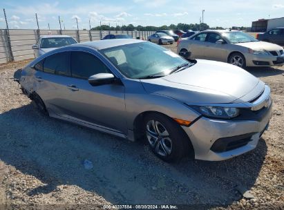 2017 HONDA CIVIC LX Silver  Gasoline 19XFC2F53HE027261 photo #1