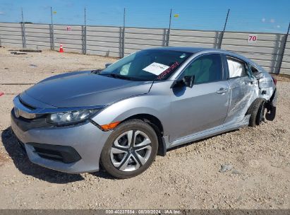 2017 HONDA CIVIC LX Silver  Gasoline 19XFC2F53HE027261 photo #3