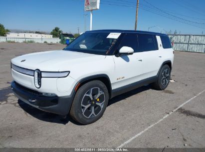 2024 RIVIAN R1S ADVENTURE QUAD MOTOR LARGE PACK White  Electric 7PDSGABA6RN032217 photo #3