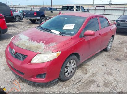 2010 TOYOTA COROLLA LE Red  Gasoline 1NXBU4EE5AZ337942 photo #3