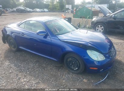 2004 LEXUS SC 430 Blue  Gasoline JTHFN48Y240050870 photo #1