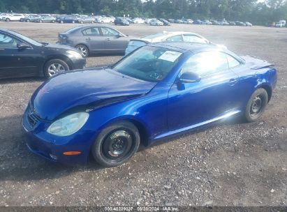 2004 LEXUS SC 430 Blue  Gasoline JTHFN48Y240050870 photo #3