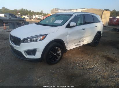 2018 KIA SORENTO 2.4L LX White  Gasoline 5XYPG4A3XJG357367 photo #3