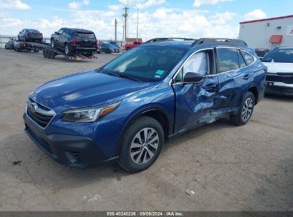 2021 SUBARU OUTBACK Blue  Gasoline 4S4BTAACXM3163785 photo #3