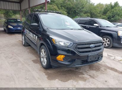 2019 FORD ESCAPE S Black  Gasoline 1FMCU0F7XKUB57757 photo #1