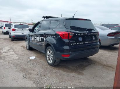 2019 FORD ESCAPE S Black  Gasoline 1FMCU0F7XKUB57757 photo #4