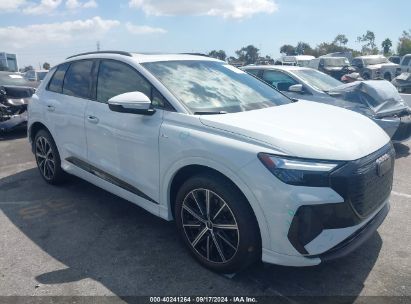 2022 AUDI Q4 E-TRON PREMIUM PLUS 50 QUATTRO White  Electric WA1L2BFZ8NP046757 photo #1