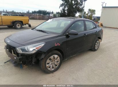 2018 KIA RIO S Black  Gasoline 3KPA24AB5JE079177 photo #3