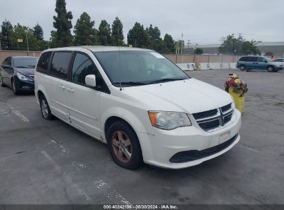 2013 DODGE GRAND CARAVAN SXT White  Flexible Fuel 2C4RDGCG4DR580717 photo #1