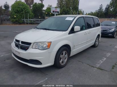 2013 DODGE GRAND CARAVAN SXT White  Flexible Fuel 2C4RDGCG4DR580717 photo #3