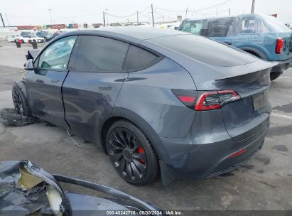 2023 TESLA MODEL Y AWD/PERFORMANCE DUAL MOTOR ALL-WHEEL DRIVE Black  Electric 7SAYGDEF3PF812703 photo #4