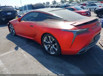 2018 LEXUS LC 500 Red  Gasoline JTHHP5AY7JA005593 photo #4