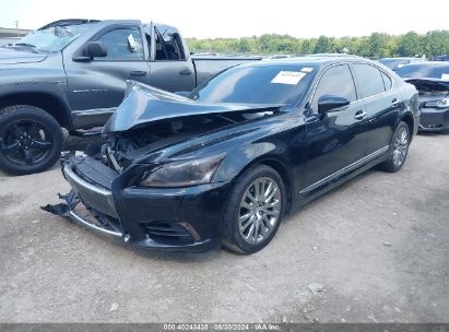 2014 LEXUS LS 460 Black  Gasoline JTHCL5EF6E5022253 photo #3