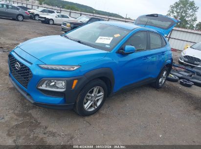 2019 HYUNDAI KONA SE Blue  Gasoline KM8K12AA0KU286254 photo #3