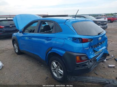 2019 HYUNDAI KONA SE Blue  Gasoline KM8K12AA0KU286254 photo #4