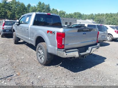 2020 FORD F-350 LARIAT Silver  Gasoline 1FT8W3BN6LED51630 photo #4