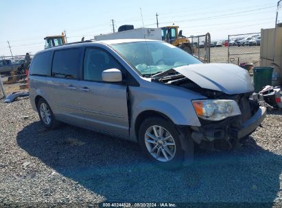 2014 DODGE GRAND CARAVAN SXT Gray  Flexible Fuel 2C4RDGCG8ER429963 photo #1