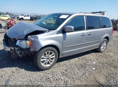 2014 DODGE GRAND CARAVAN SXT Gray  Flexible Fuel 2C4RDGCG8ER429963 photo #3