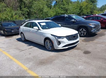 2023 CADILLAC CT4 PREMIUM LUXURY White  Gasoline 1G6DF5RK7P0119436 photo #1