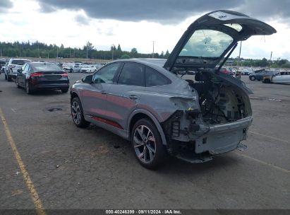 2024 AUDI Q4 SPORTBACK E-TRON PREMIUM PLUS 50 QUATTRO Gray  Electric WA132BFZ9RP021663 photo #4