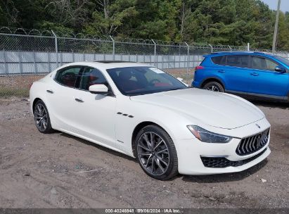 2019 MASERATI GHIBLI S GRANLUSSO White  Gasoline ZAM57YSL5K1336405 photo #1