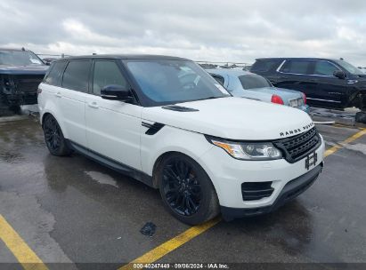 2017 LAND ROVER RANGE ROVER SPORT 3.0L V6 SUPERCHARGED SE White  Gasoline SALWG2FV9HA143628 photo #1