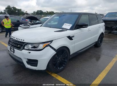 2017 LAND ROVER RANGE ROVER SPORT 3.0L V6 SUPERCHARGED SE White  Gasoline SALWG2FV9HA143628 photo #3