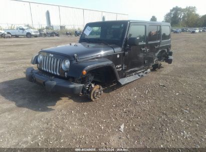 2018 JEEP WRANGLER JK UNLIMITED SAHARA Black  Flexible Fuel 1C4BJWEG8JL913796 photo #3