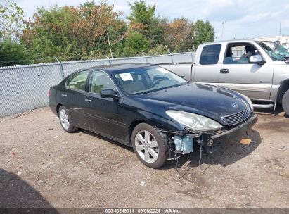 2005 LEXUS ES 330 Black  Gasoline JTHBA30G355134210 photo #1