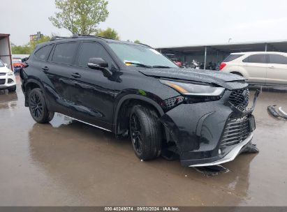 2023 TOYOTA HIGHLANDER XSE Black  Gasoline 5TDKDRAH6PS516179 photo #1