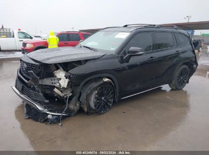 2023 TOYOTA HIGHLANDER XSE Black  Gasoline 5TDKDRAH6PS516179 photo #3