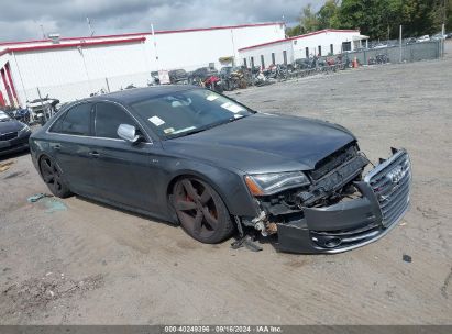 2014 AUDI S8 4.0T Gray  Gasoline WAUD2AFD5EN007139 photo #1